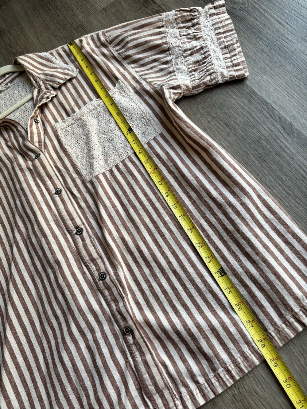 Free PeopleClear Skies Lounge Shirt Medium - Picture 7 of 10
